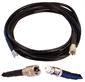 Black - RG-58 Coax Cable Assemblies in Black Coax Cable